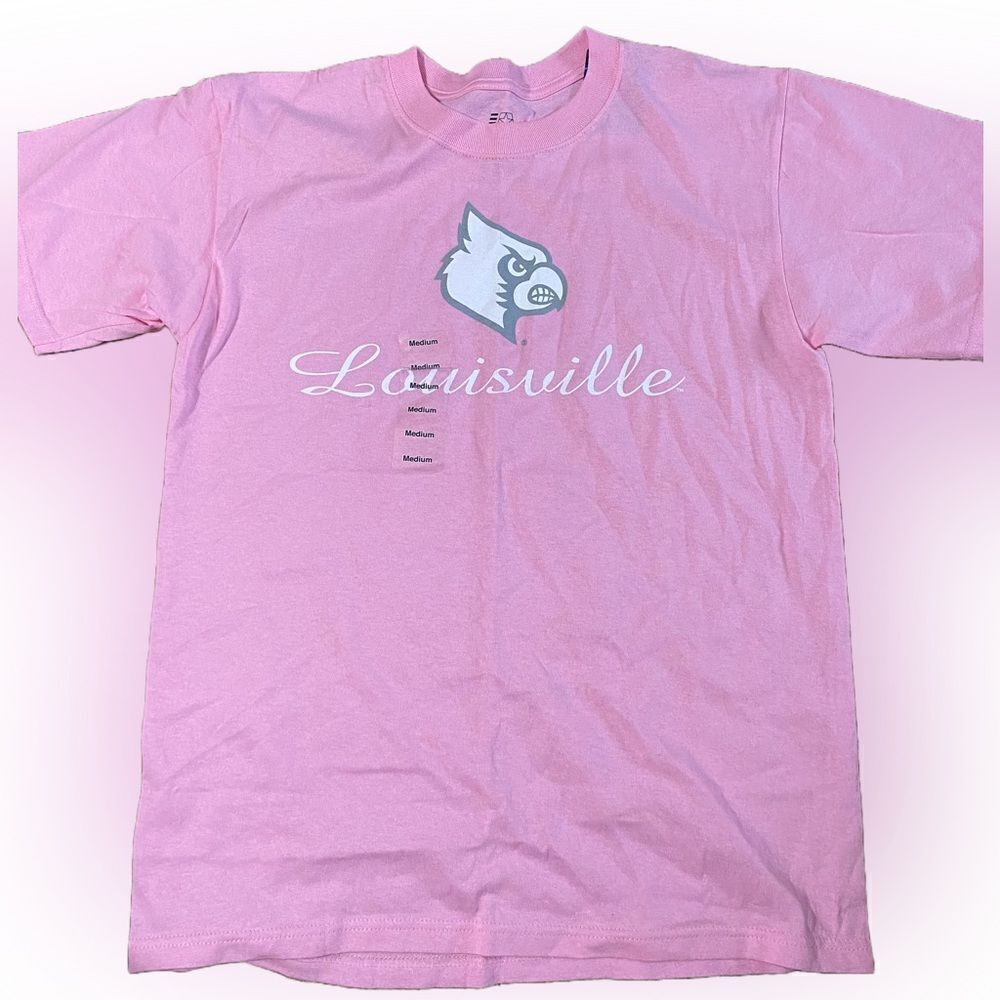 Womens Louisville Cardinals Pink Tshirt NWT